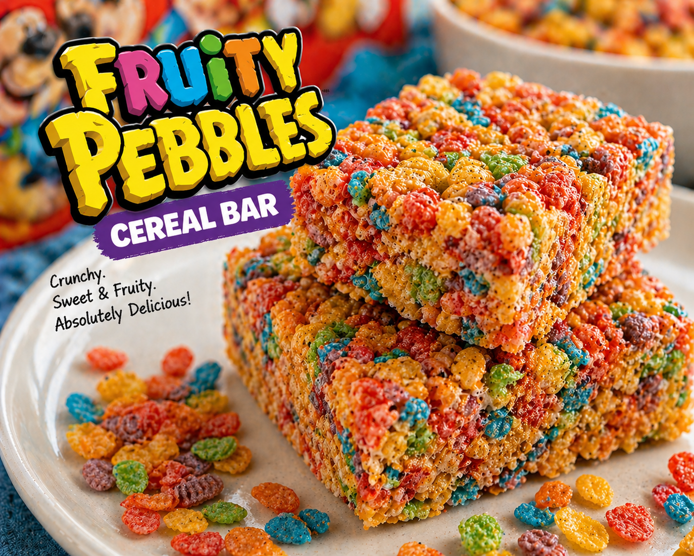 Fruity pebbles high bars