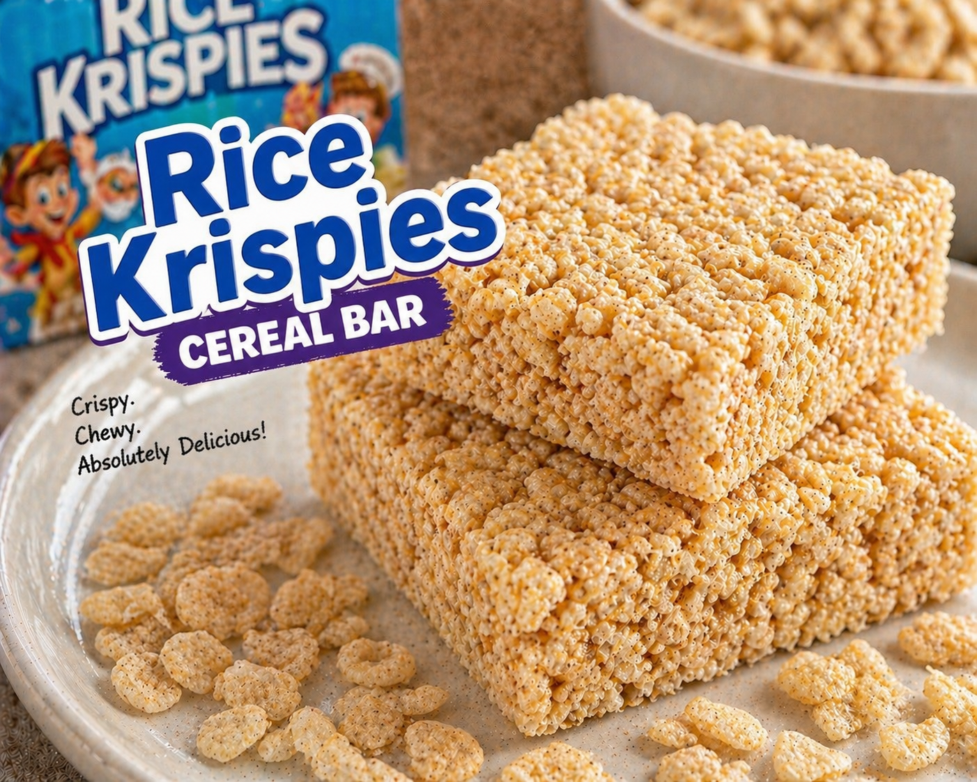 Rice krispy high bars